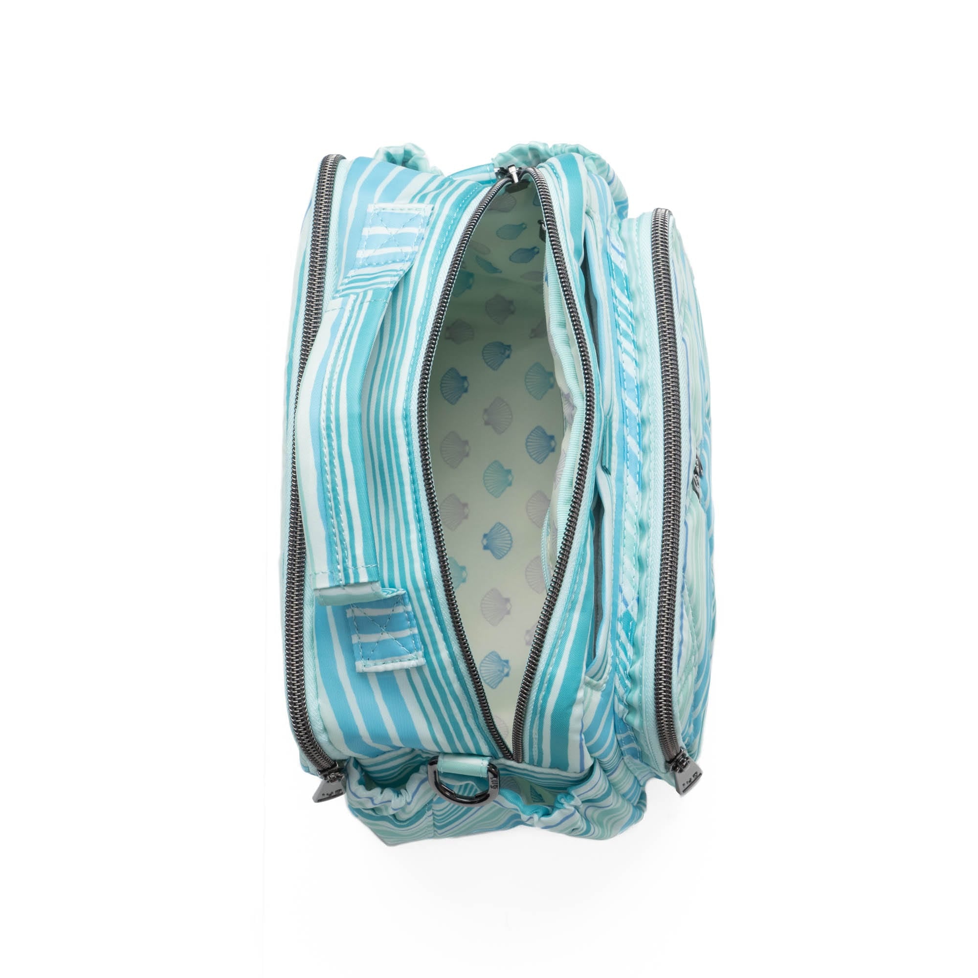 Boomer Crossbody Bag - LOVE WAVES AQUA - Boomer_LovewavesAqua_05